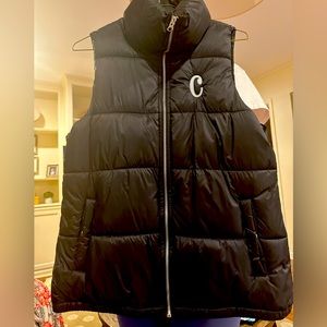 Old Navy puffer vest monogrammed with C - size small